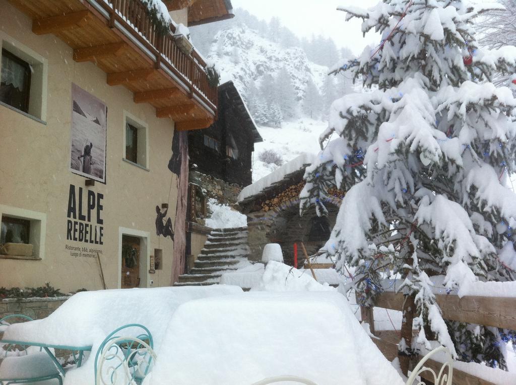 Alpe Rebelle Bed & Breakfast Bionaz Exterior photo